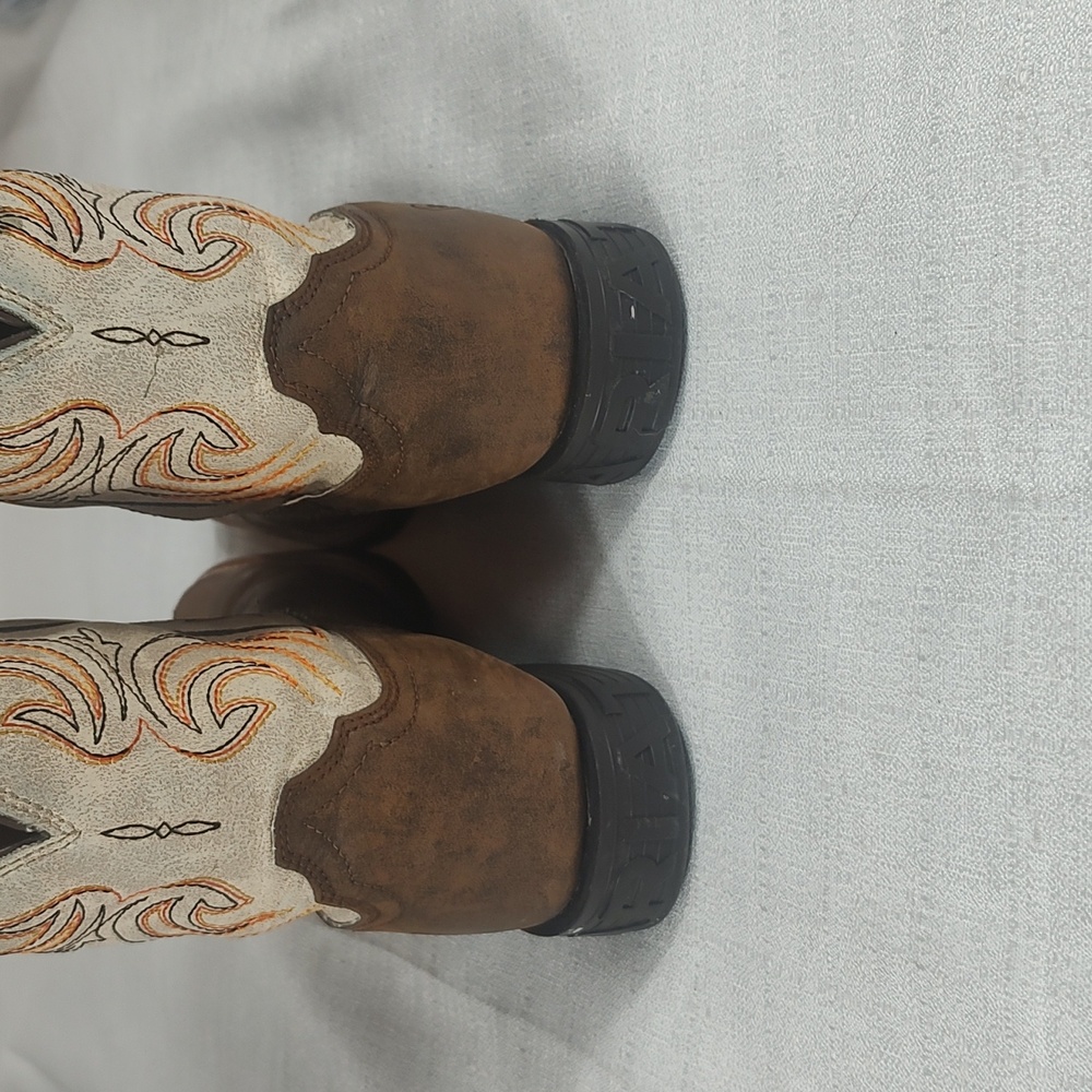 Ariat Youth Storm Western Square Toe Cowboy Riding Boots Youth Size 6 - Picture 4 of 8